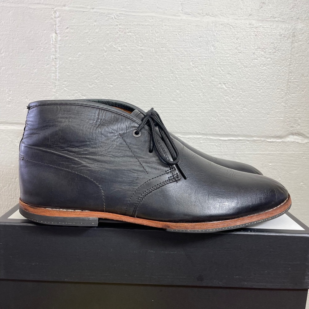 Timberland Wodehouse 75510 Black Leather Chukka Boots Lace up Men's 12 US